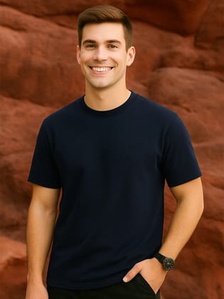 Classic Crew in Midnight Blue-S