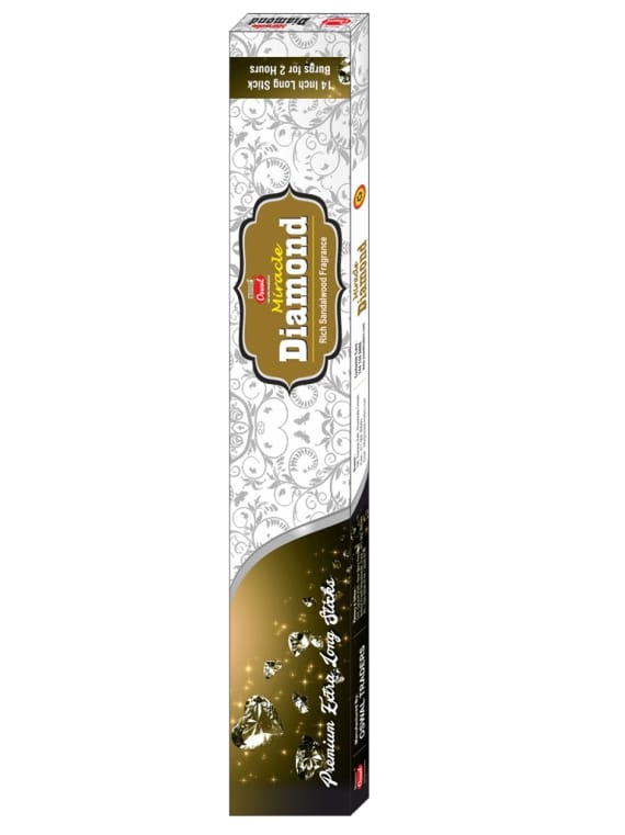 DIAMOND RICH - Packaging-16' batti 100g Box,Fragrance-Sandalwood