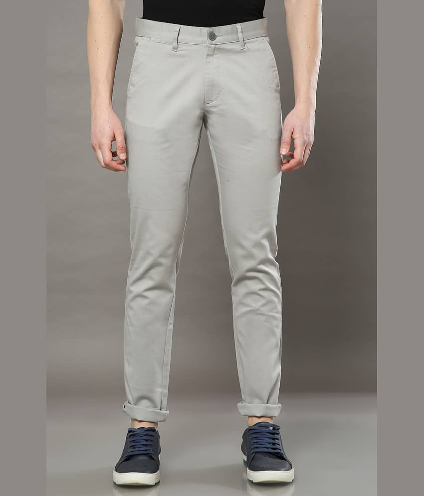 Cool Colors Light Grey Slim Chinos ( Pack of 1 )