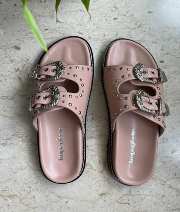 Taylor Swift Slider Sandals - Blush-36
