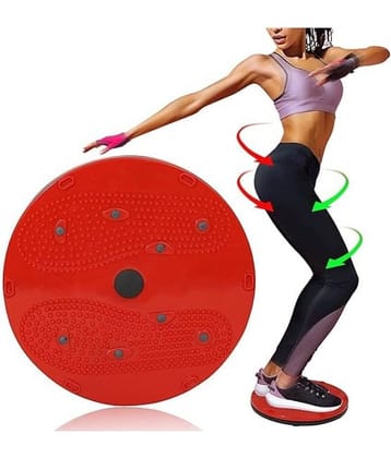 Tummy Twister Abdominal Abs Exerciser Body Toner Fat Buster Workout  Pack of 1, Red