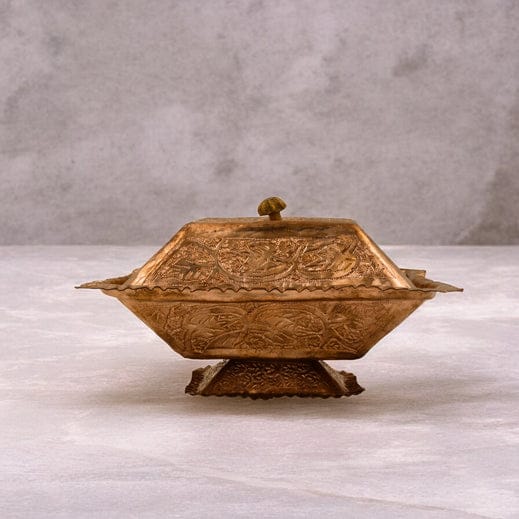 Kashmiri Copper Butter Box