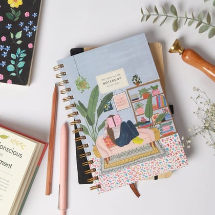 Make Yourself Priority Hard-bound Spiral Notebook-Ruled
