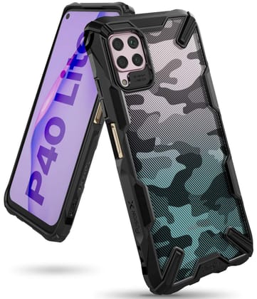 Huawei P40 Lite Back Cover Case | Fusion X-CAMO BLACK