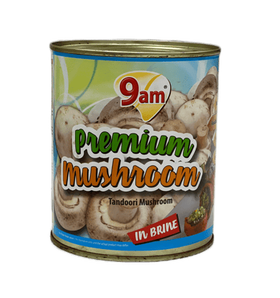 9am Button Mushroom (Premium), 800 gm