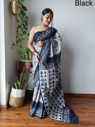 Jaipur Hand Block Print Saree