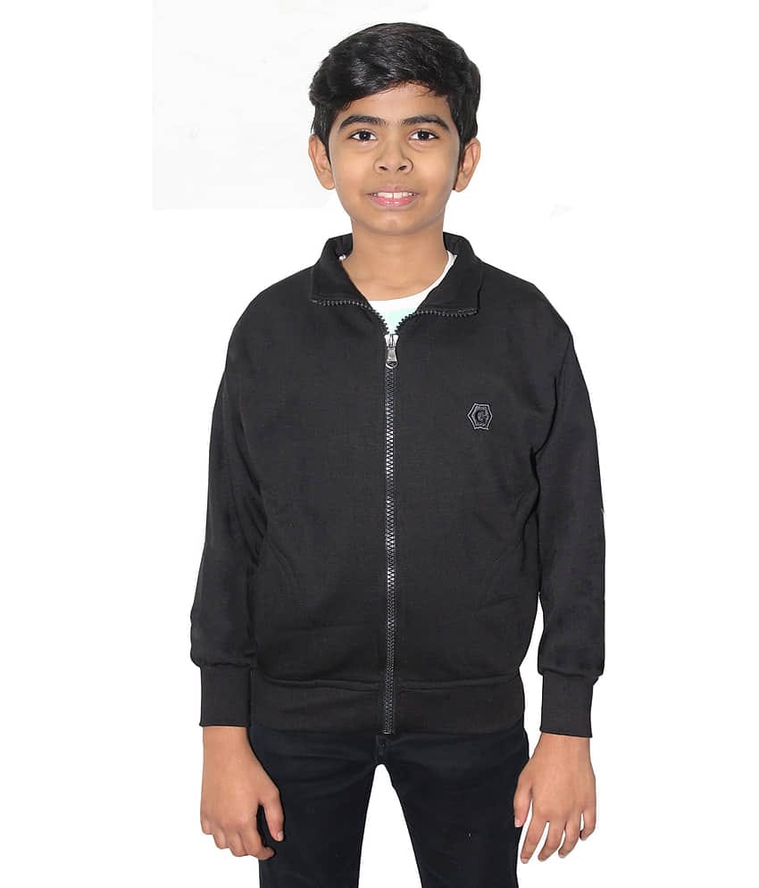Goodluck Pack of 1 Boys Wollen Cardigans Sweater ( Black )