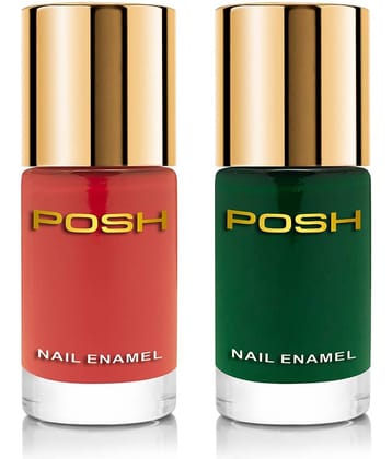 Posh Nail Polish Multi Glossy Pack of 2 9 mL