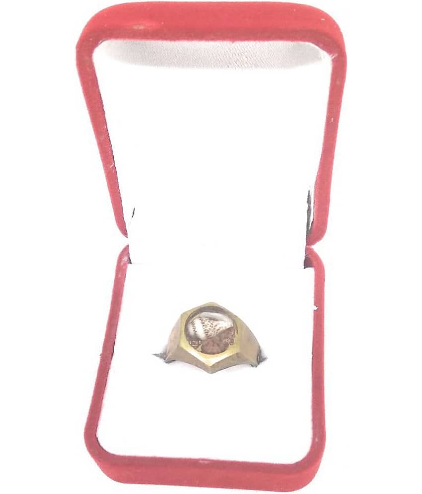 Apna Rudraksha Religious Ring Trishakti Shankh jadit Ring ( Pack of 1 )