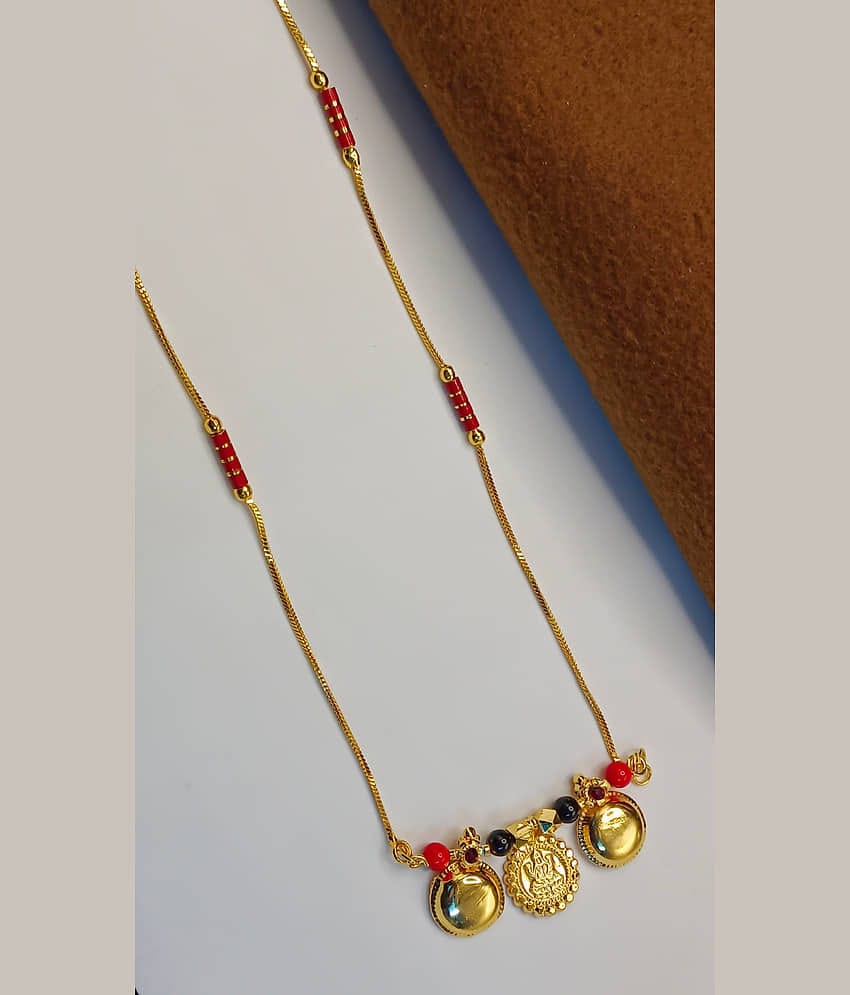 shankhraj mall Golden Mangalsutra ( Pack of 1 )
