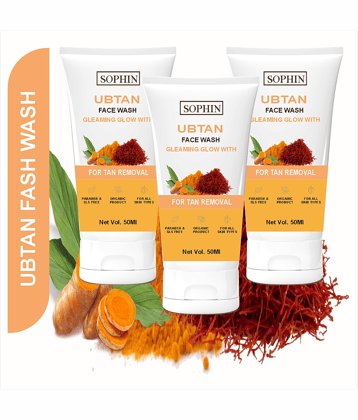 SOPHIN - Blackheads and Whiteheads Removal Face Wash For All Skin Type ( Pack of 3 )