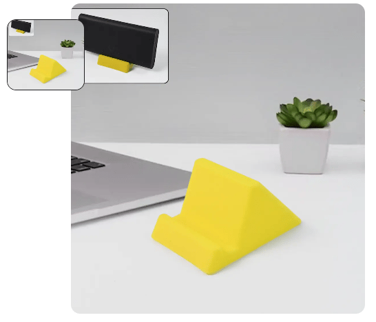 Compact Plastic Mobile Phone Holder Stand (1 Pc & Mix Color)