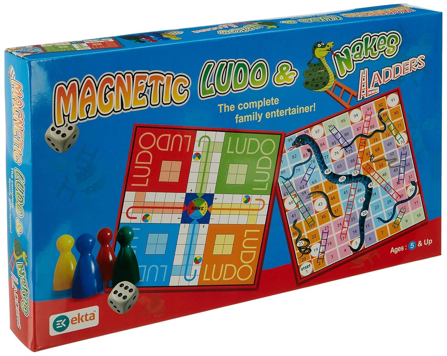 Magnetic Ludo & Snakes 'n' Ladders