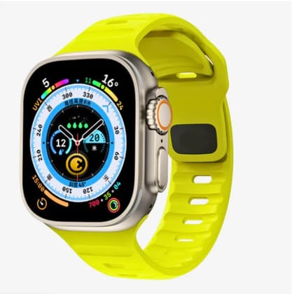 Energy - Silicone Magnetic Strap For Ultra 2 & 1 - Green 49 MM Energy - Silicone Magnetic Strap For Ultra 2 & 1 - Green 49 MM