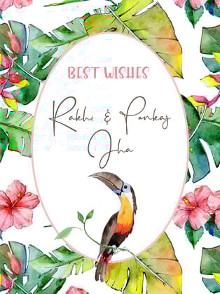 Ribbon Tags - Tropical-16 Ribbon Tags
