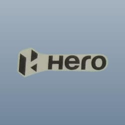 STRIPE B R FUEL TANK  (BLACK -1NH-1T1) - HF 100 | HF Deluxe - 86518ACK000RS