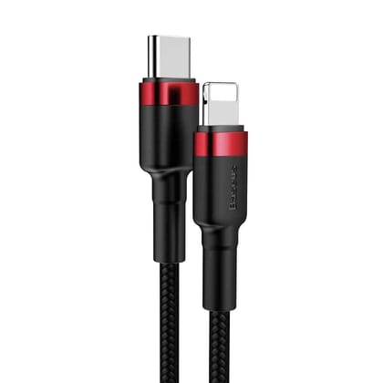 Baseus PD Lightning Cable Cafule Cable Durable Nylon Braided Type C PD to Lightning 18W QC3.0 - CATLKLF-91