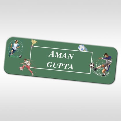 Football Fever Waterproof Sticker - Set of 60-Emerald