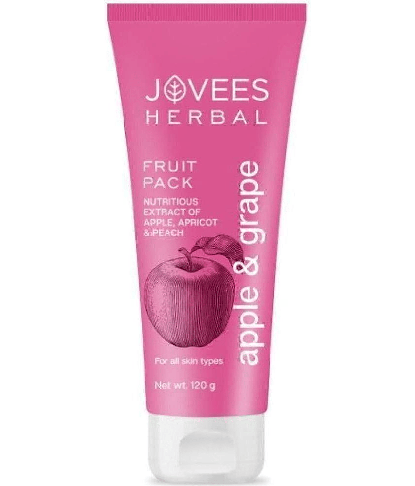 Jovees Herbal Apple & Grape Fruit Pack For Uneven Skin Tone For All Skin Types 120gm (Pack of 1)