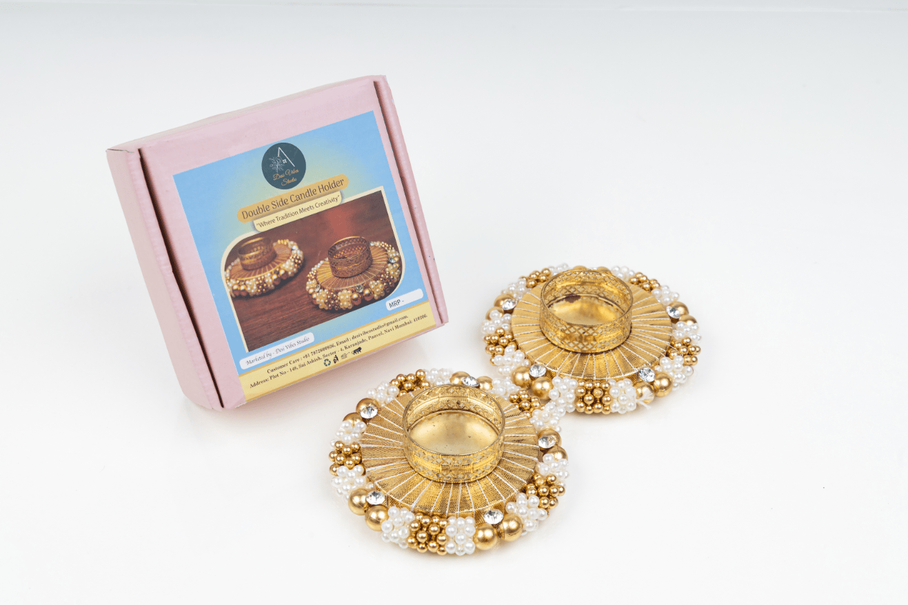 Double side Candle Holder Set of 2 each