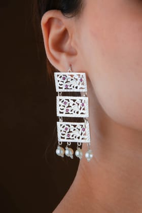 Amira Silver Earrings