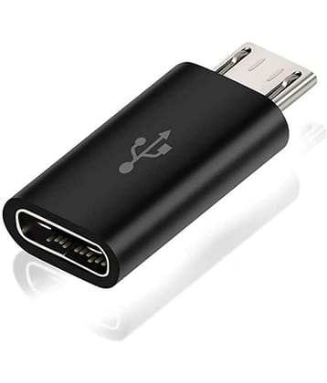 THRIFTKART - Type C Female to Micro v8 Male Data Sync Adapter and Without Cable Charging Connector(1PC-ONLY)