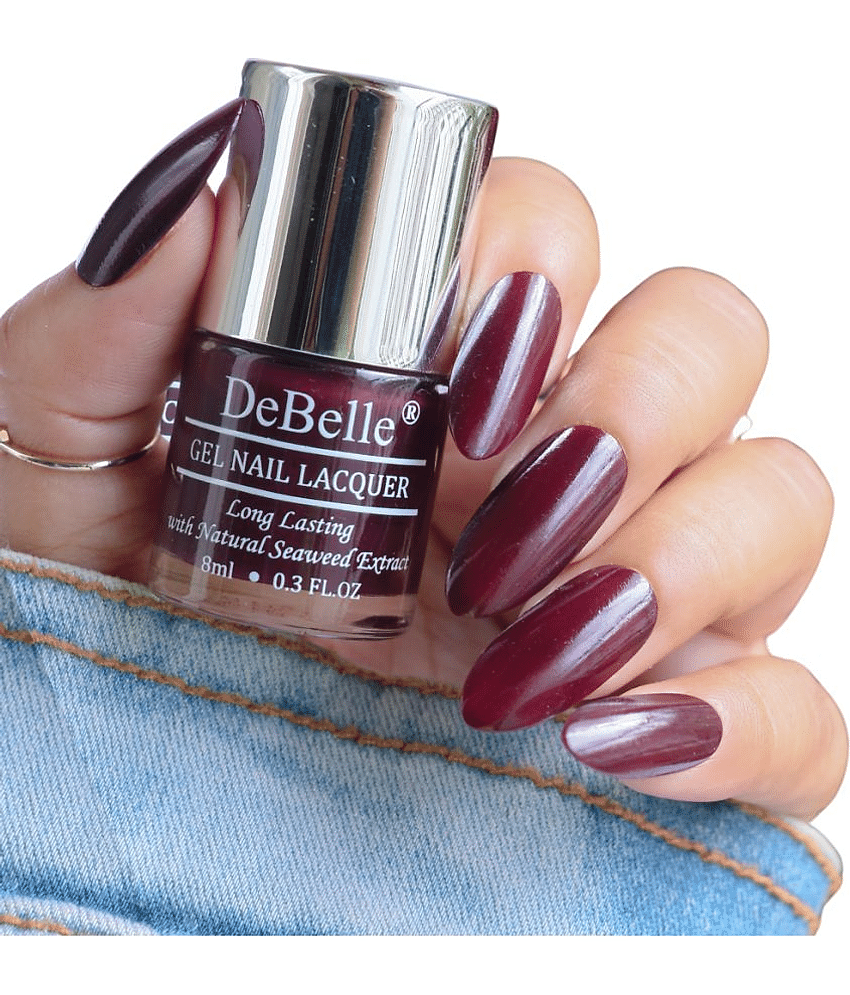 DeBelle Glamorous Garnet Glossy Nail Polish 8 ( Pack of 1 )