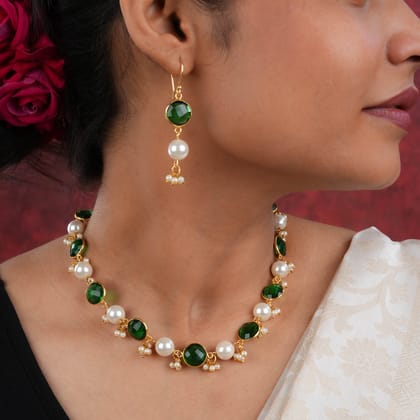 Emerald Blooms Set
