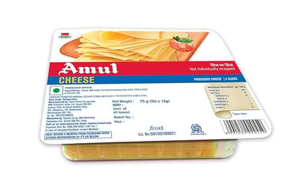 Amul Slice On Slice Cheese 75 GRAM