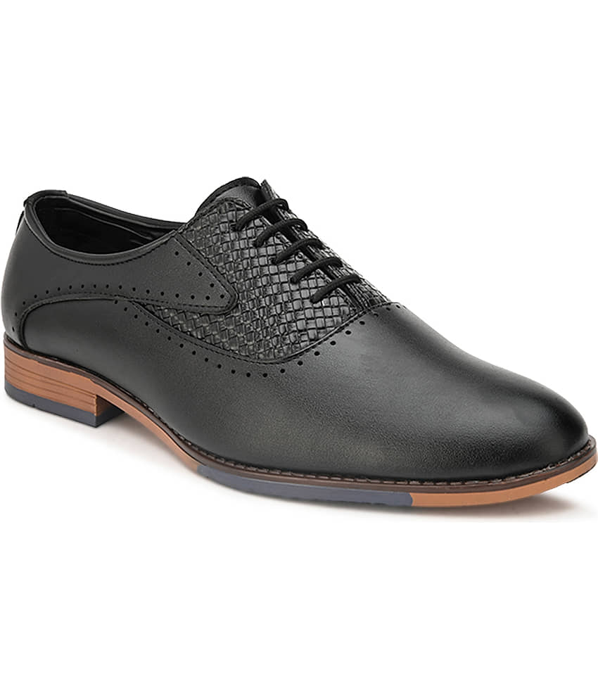 Sir Corbett - Black Men's Brogue Formal Shoes