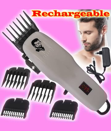 JMALL Rechargeable White Cordless Beard Trimmer With 40 minutes Runtime