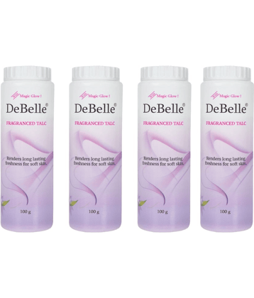 DeBelle combo 4, 100g talc combo 100g talc Talc 100 gm Pack of 4