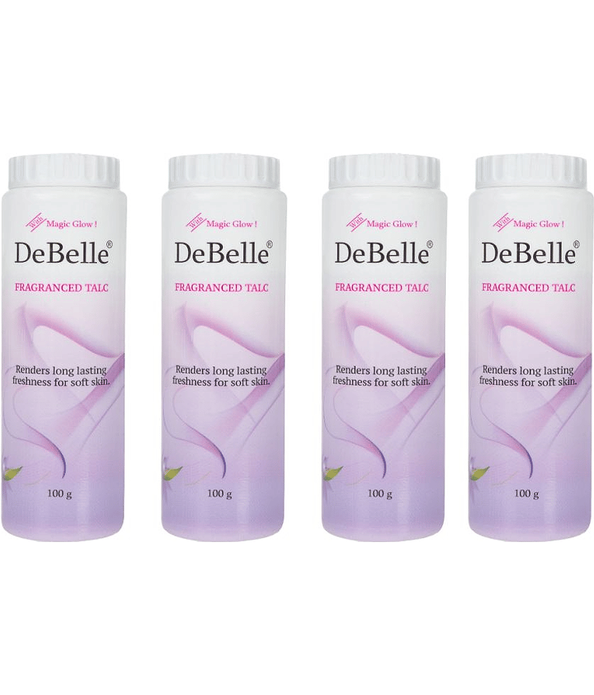 DeBelle combo 4, 100g talc combo 100g talc Talc 100 gm Pack of 4