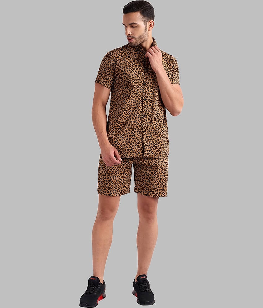 Vida Loca Pack of 2 Night sets ( Brown )