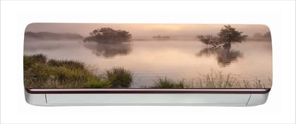 DreamKraft Beautiful Nature AC Sticker (Multicolor PVC Vinyl, 30cm X 91cm)