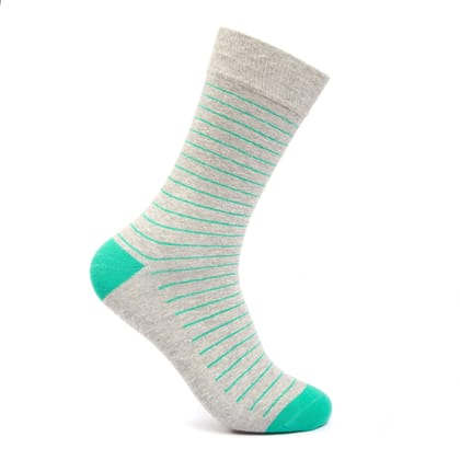 Green Stripes Socks For Men