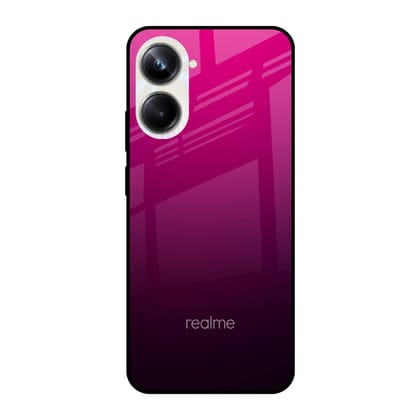 Purple Ombre Pattern Glass Case for Realme 10 Pro 5G