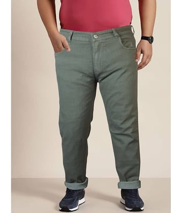 JB JUST BLACK Regular Fit Cuffed Hem Men's Jeans - Olive ( Pack of 1 )