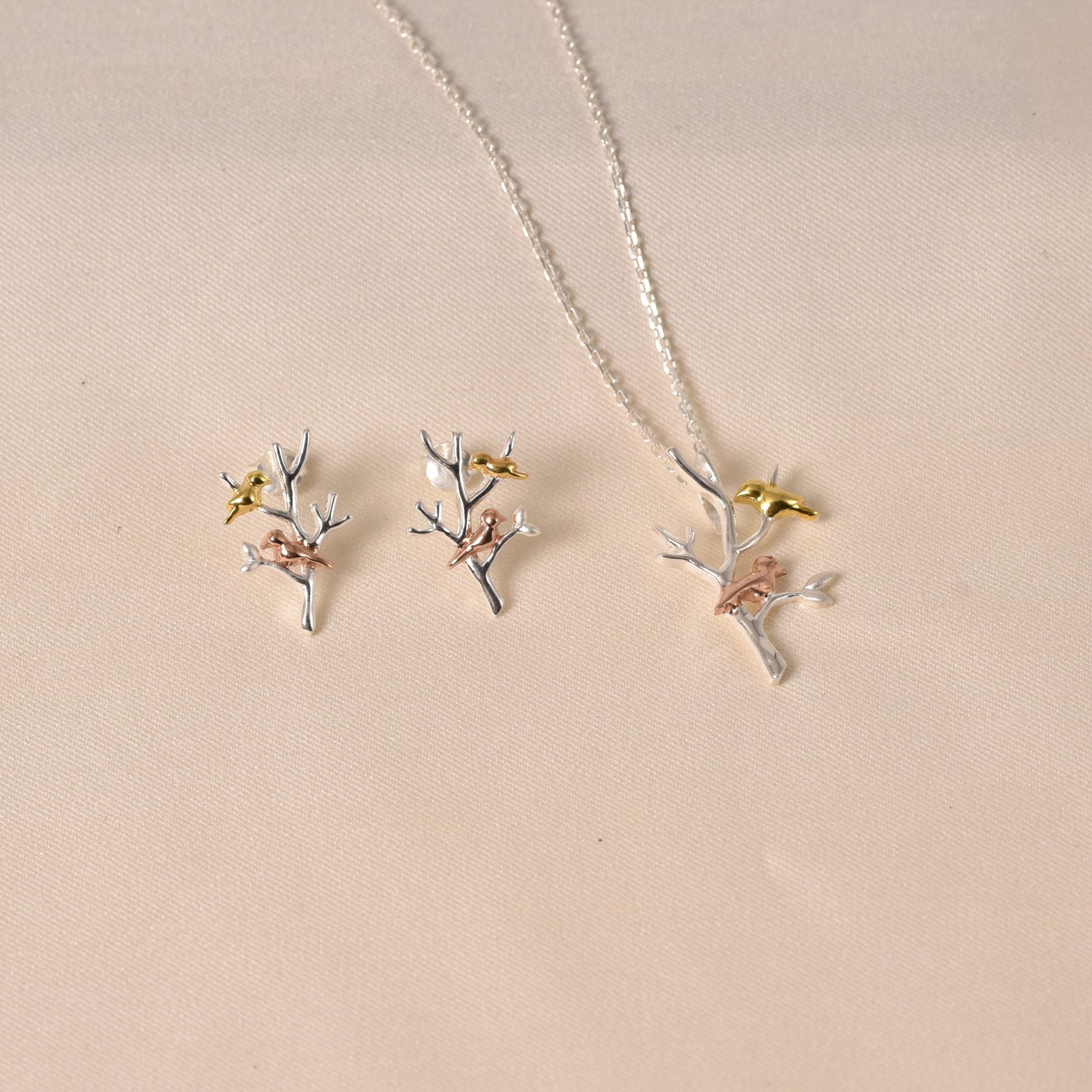 AviaryTree Pendant Set with chain