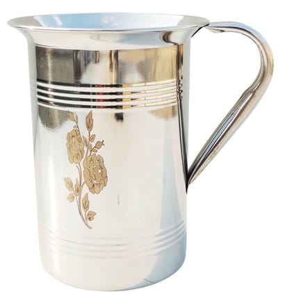 Gold Laser Craft Stainless Steel Jug Code 315 Designer Pitcher (SMAS057 D)