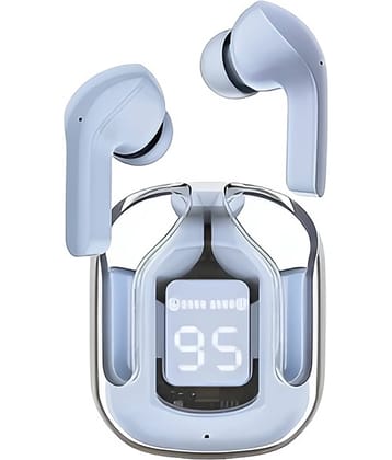 Tecsox Ultrapod In Ear Bluetooth Earbuds | 5 Hr PlayTime | IPX4(Splash Proof) Powerfull Bass TWS-Bluetooth Headphone V 5.1 Blue