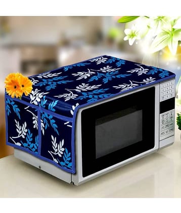 Single Polyester Blue Microwave Oven Cover - 20-22L