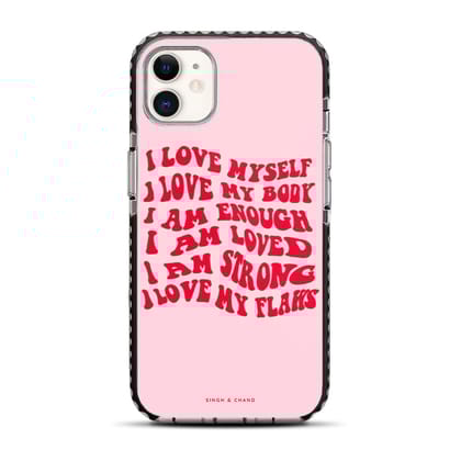 Body Positive Affirmations iPhone 11 Stride Phone Case-Stride