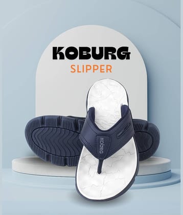 koburg Grey Men's Slide Flip Flop