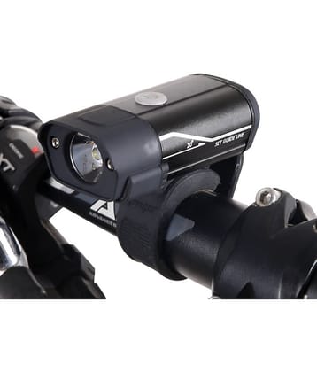 Dark Horse® Bicycle 5 Mode CREE L2 LED USB Rechargeable Front Light with Warning Side Light, Black