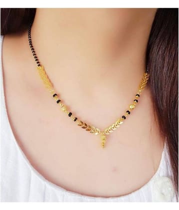 Jewar Mandi Mangalsutra Ad Cz Single Stone Crystal Chain Very Lightweight Jewelry For Women 8274