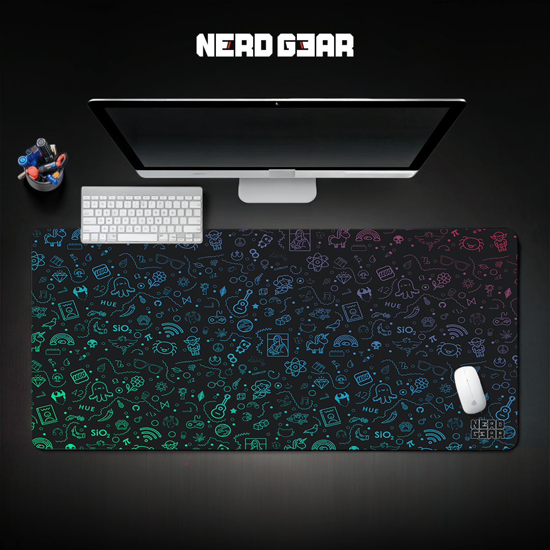 Rainbow Widgets Nerdmat-28 x 60 cm / Unstiched