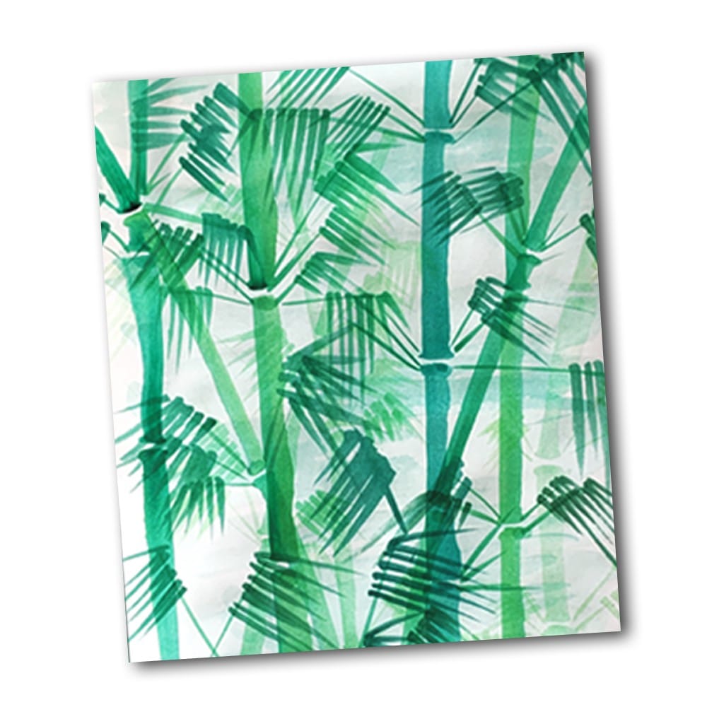 One Stroke Painting on Paper DIY Kit Bamboo by Penkraft