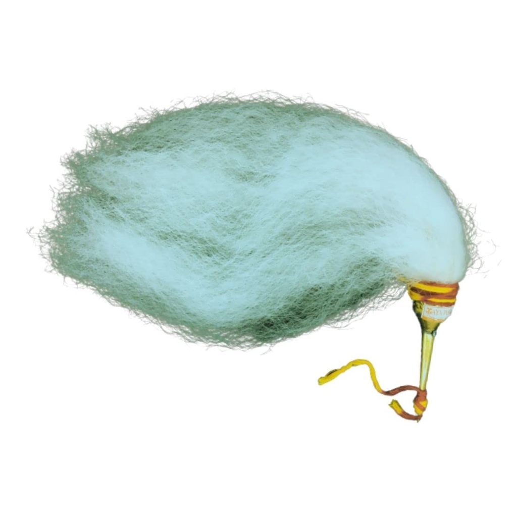 MAYAPURI Chawar Sahib Metal Body Fly Whisk, White, 15.5 Inches - Pooja Needs | Buy online on ZillyBuy