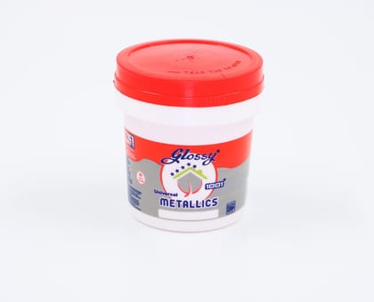 1001 Glossy Universal Metallic Paint Silver | Smooth Finish | Art and Craft use | non-toxic | non-fading